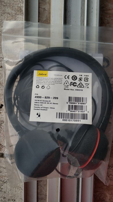 Auscultadores Jabra Evolve 20 UC - Novo!