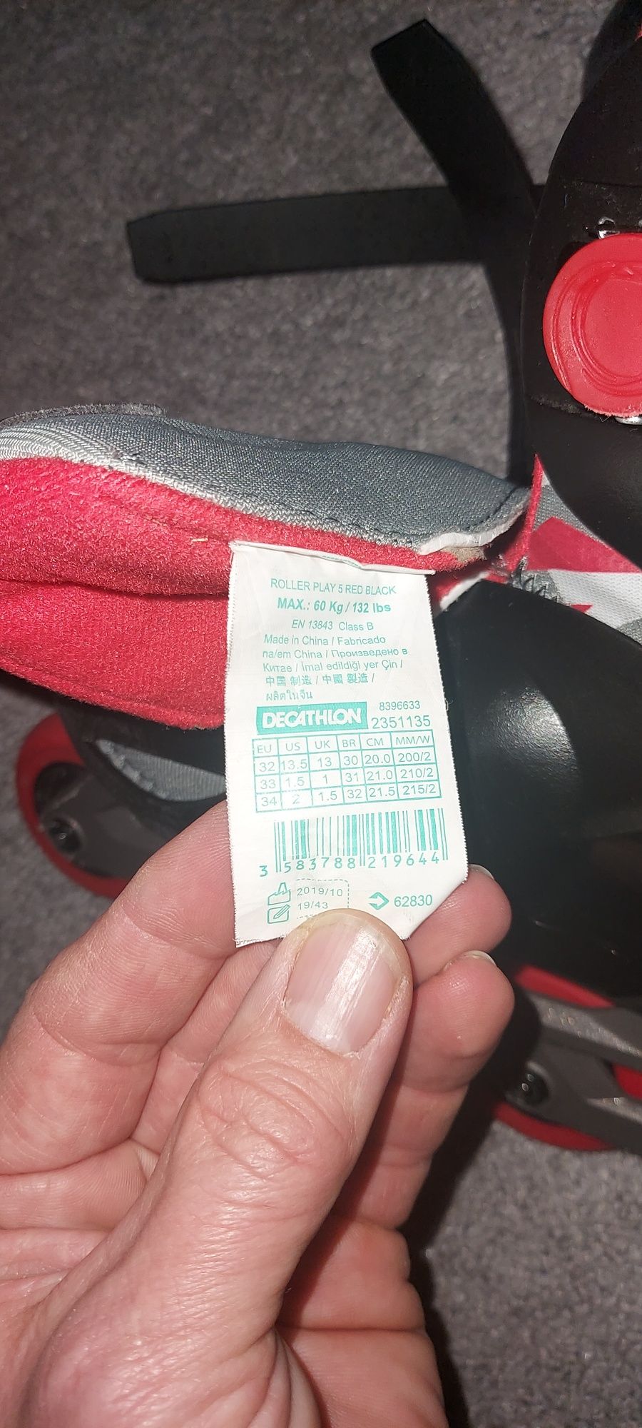 Rolki regulowane 32-34