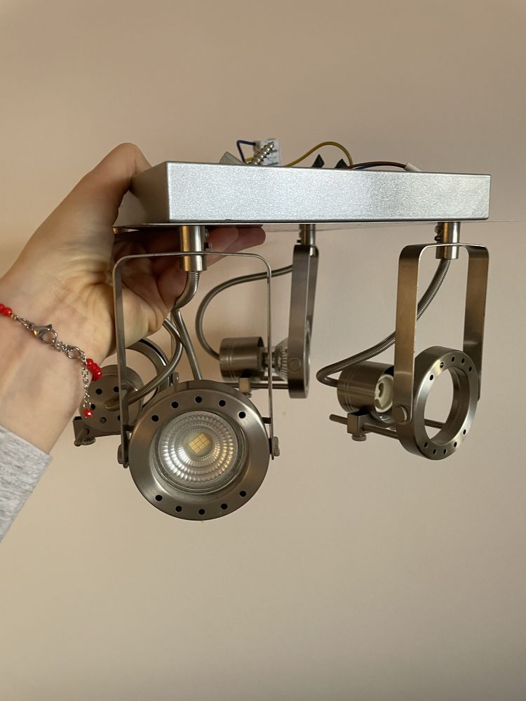 Loftowa lampa nowoczesna 4 punkty