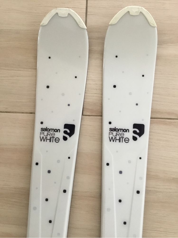 Narty Salomon  pure white