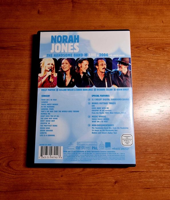NORAH JONES and the Handsome Band Live 2004/Ryman Auditorium Nashville