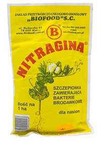 Nitragina na 1 hektar żywe bakterie - Soja !
