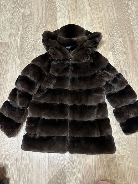 Шуба колір ШОКОЛАД кролик