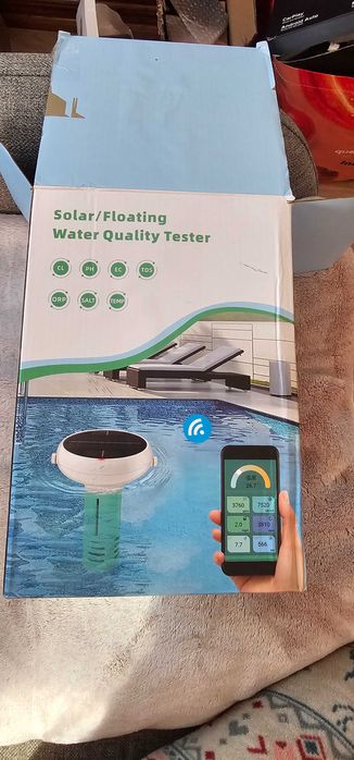 Solar floting water quality tester para piscinas