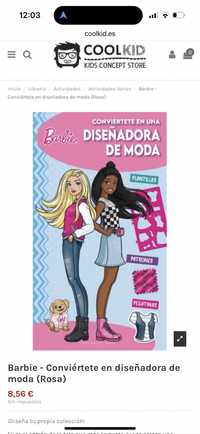 Розмальовка-аплікація Barbie