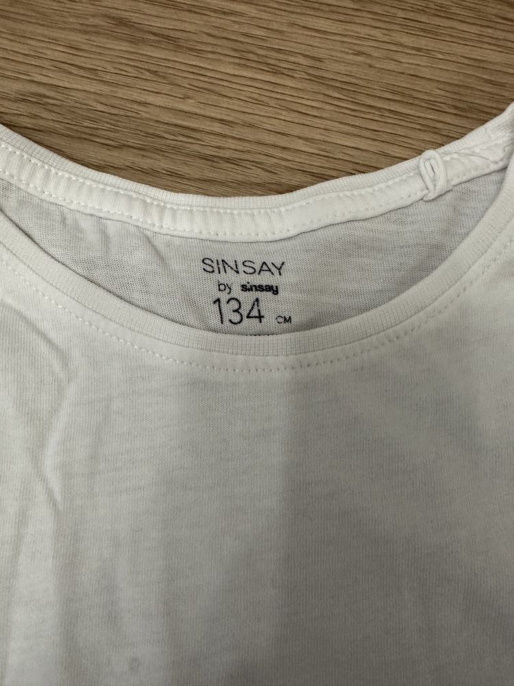 Koszulki białe w-f 3 szt 134