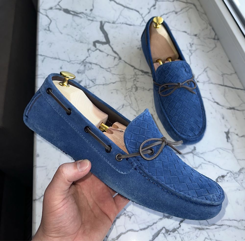 Мокасины из замши Bottega Veneta