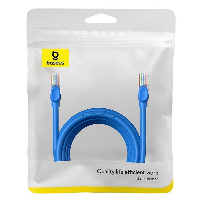 Kabel Ethernet Baseus High Speed Cat 6 RJ-45 1000Mb/s 5m okrągły