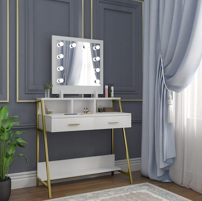 Toaletka Glamour z oświetleniem led