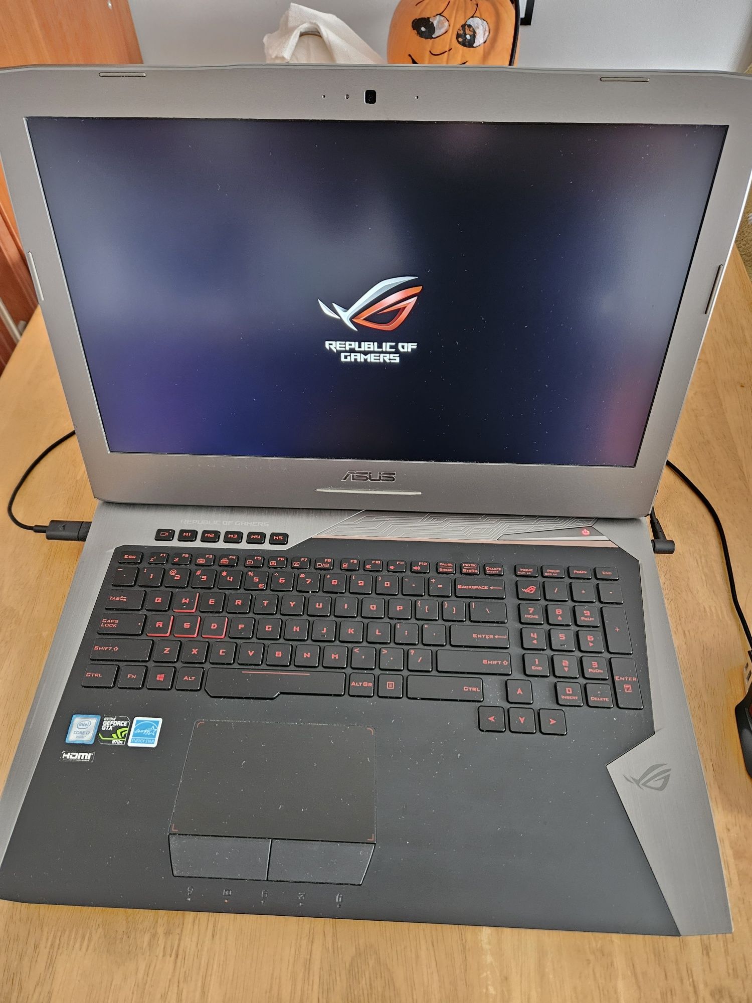 Laptop gamingowy Asus G752VT-T7008T 17.3" 75Hz Intel i7/32GB/2TB
