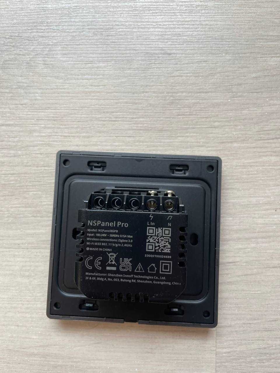 Sonoff nspanel pro 86pb 2037