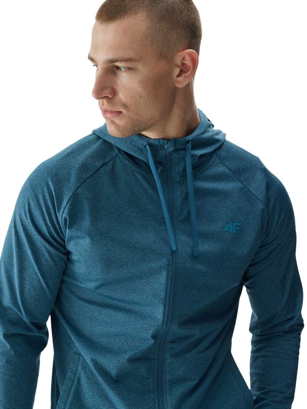 Bluza treningowa regular szybkoschnąca męska 4F