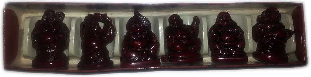Figurka Budda komplet 6 sztuk