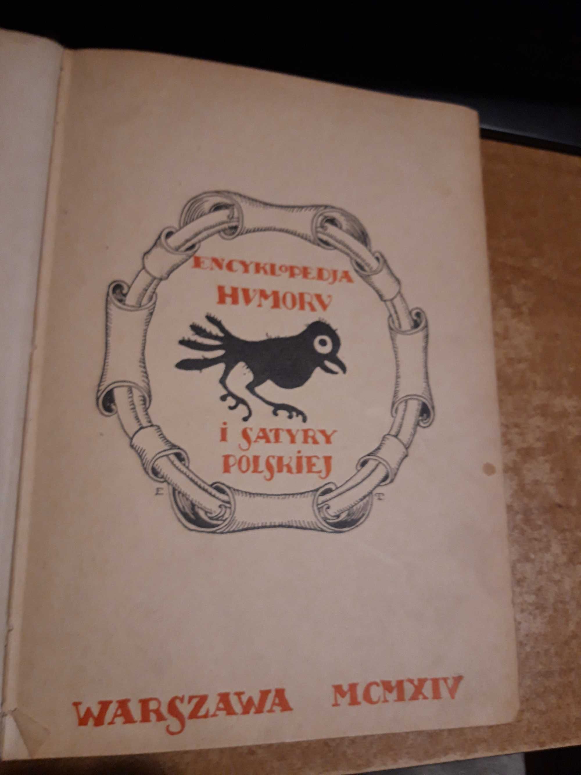 Encyklopedja Humoru i Satyry Polskiej,1-4- W-wa 1914, komplet