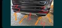 Бампер Audi a4 2020 allroad рестайл lift - накладка, вихлопна труба