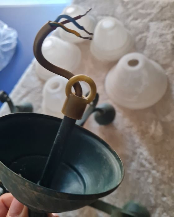 Lampa wisząca, pięcioramienna