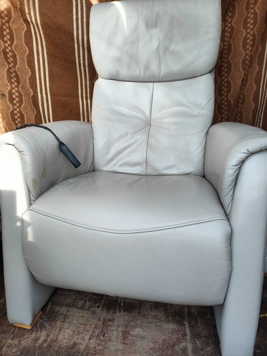 Fotel skórzany na pilota
