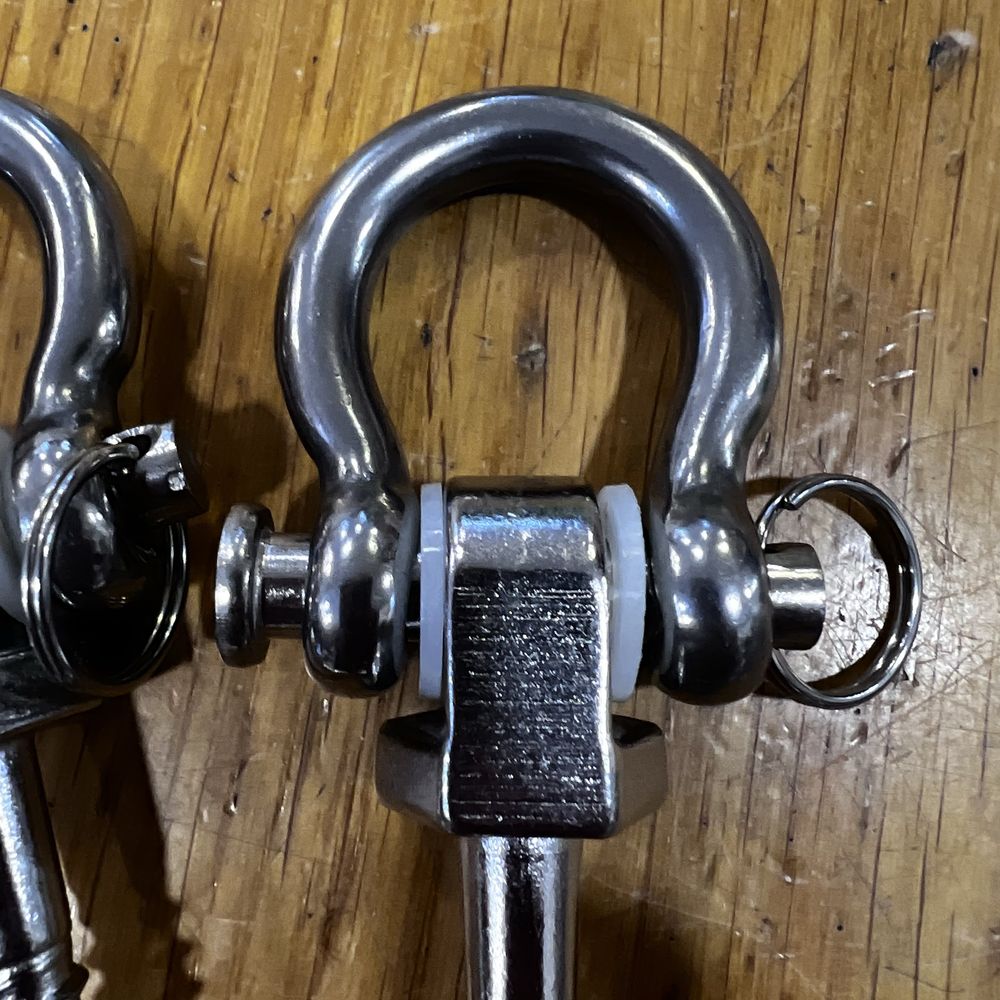Conjunto de 2 ganchos de balanço parafusos - NOVO