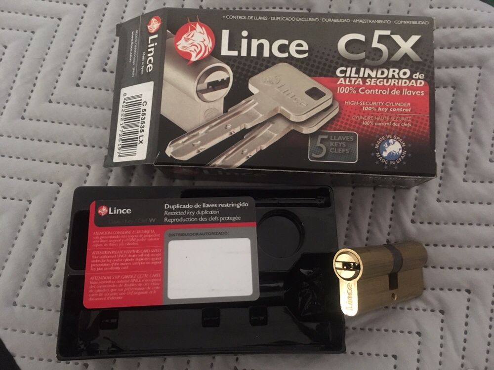 Cilindro alta segurança Lince 5CX (35/35)