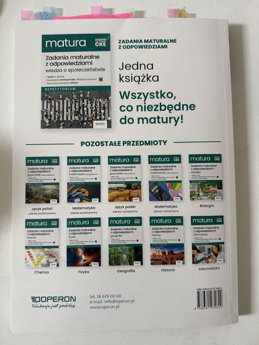 Zadania maturalne z odpowiedziami WOS OPERON do matury