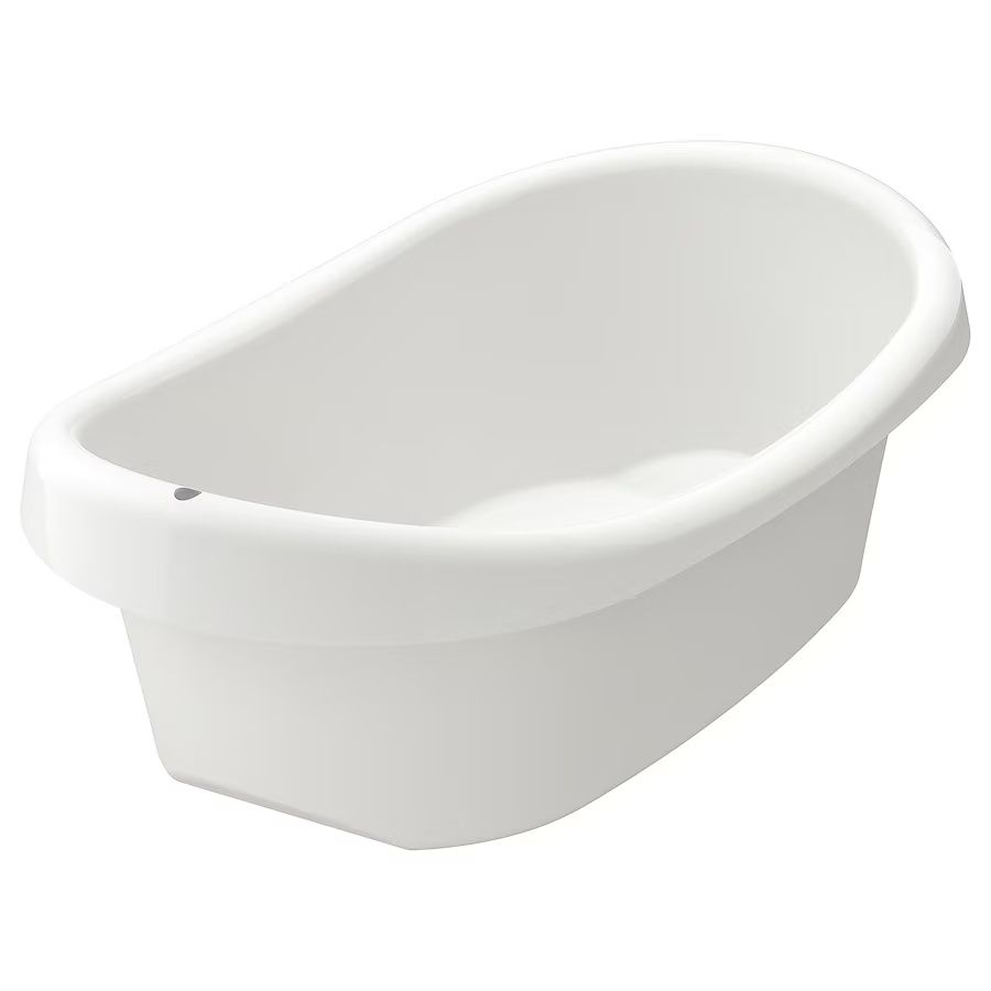 Banheiro bebé LÄTTSAM Ikea 
Banheira p/ bebé, branco/verde
9,99€/ud