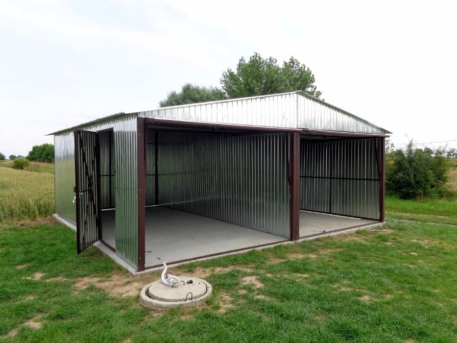 Garaż blaszany Blaszak budowa Białystok GARAŻE BLASZAKI 3x5 na BUDOWĘ