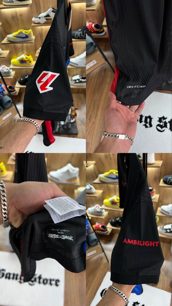 Футболка Nike x Travis Scott x Barcelona Logo Black