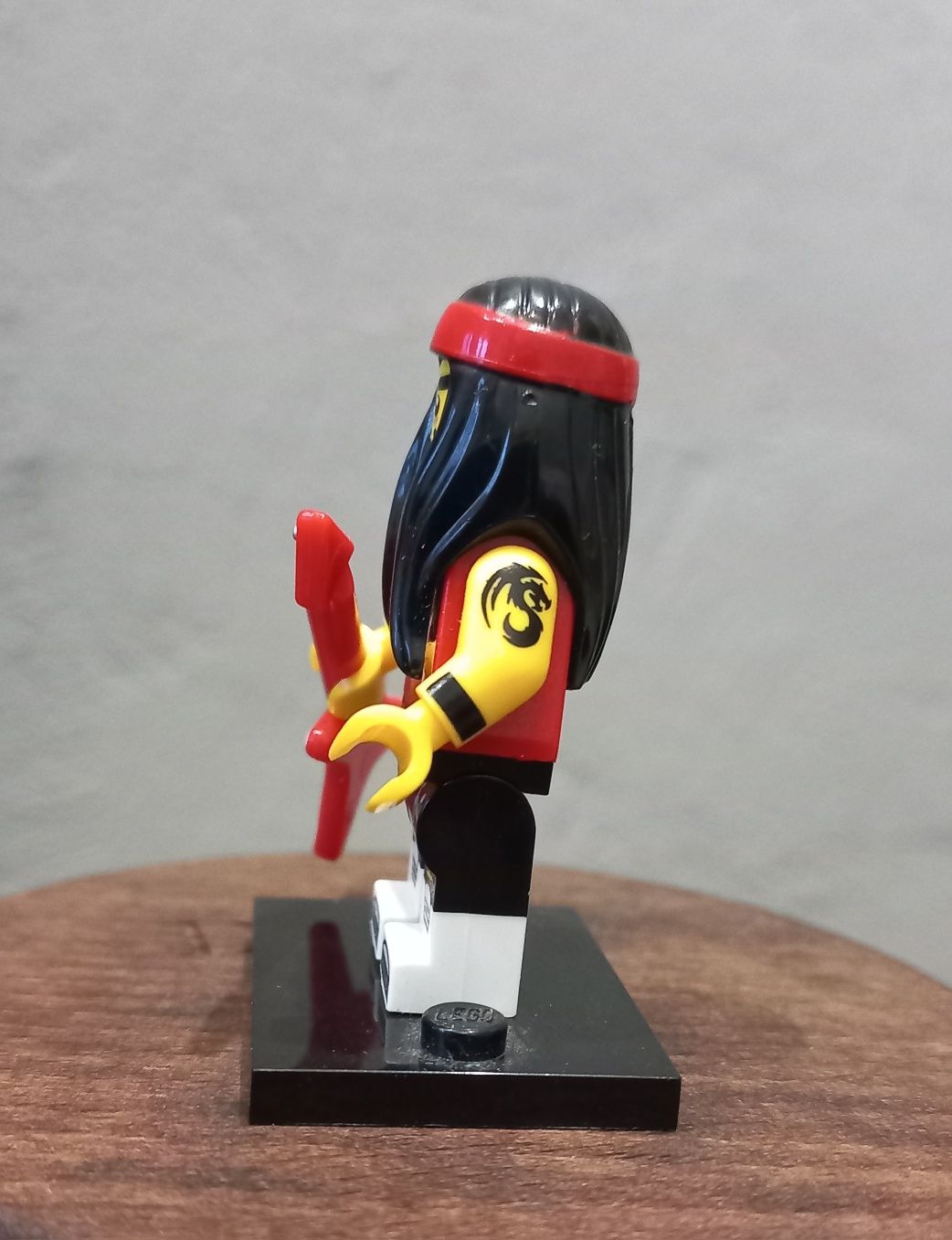 LEGO Minifigures Gitarzysta, Rockowiec !!UNIKAT!! Minifigurka