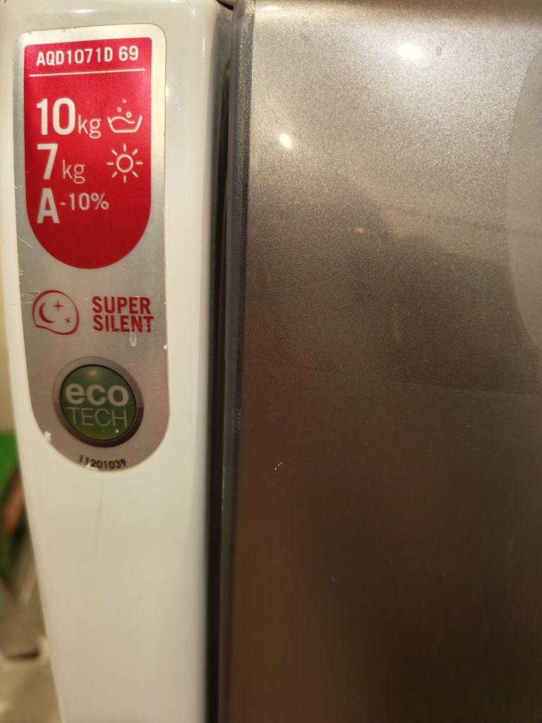 Pralko suszarka AQD1071D hotpoint ariston błąd F3
