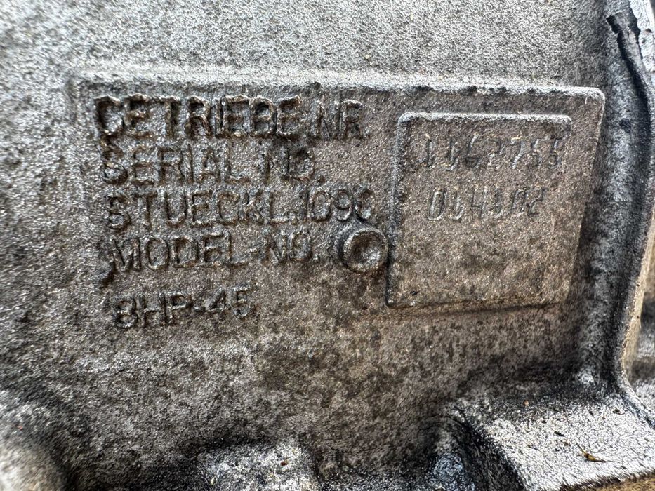 skrzynia biegów bmw f20 m1 140i 8hp45