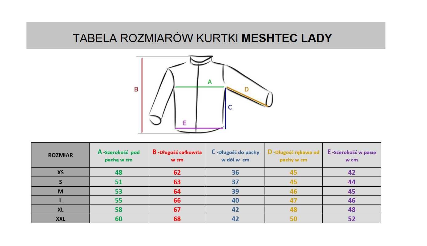 MESHTEC LADY GREY damska letnia kurtka motocyklowa wypinana membrana