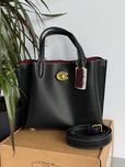 Сумка Coach Mini Tote Turnlock Black / сумочка Коуч Міні Тоут Танлок