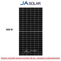 Panel fotowoltaiczny JA SOLAR 560W JAM72S30 srebrna rama