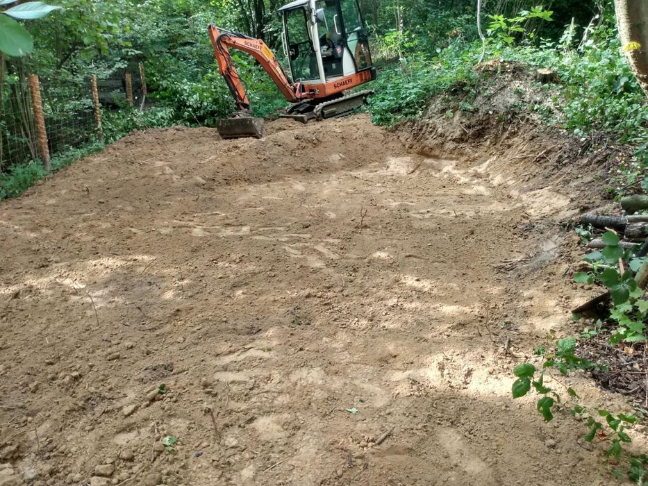 MINITRAKTOREK Usługi Glebogryzarka Minikoparka TRAWNIK Koszenie