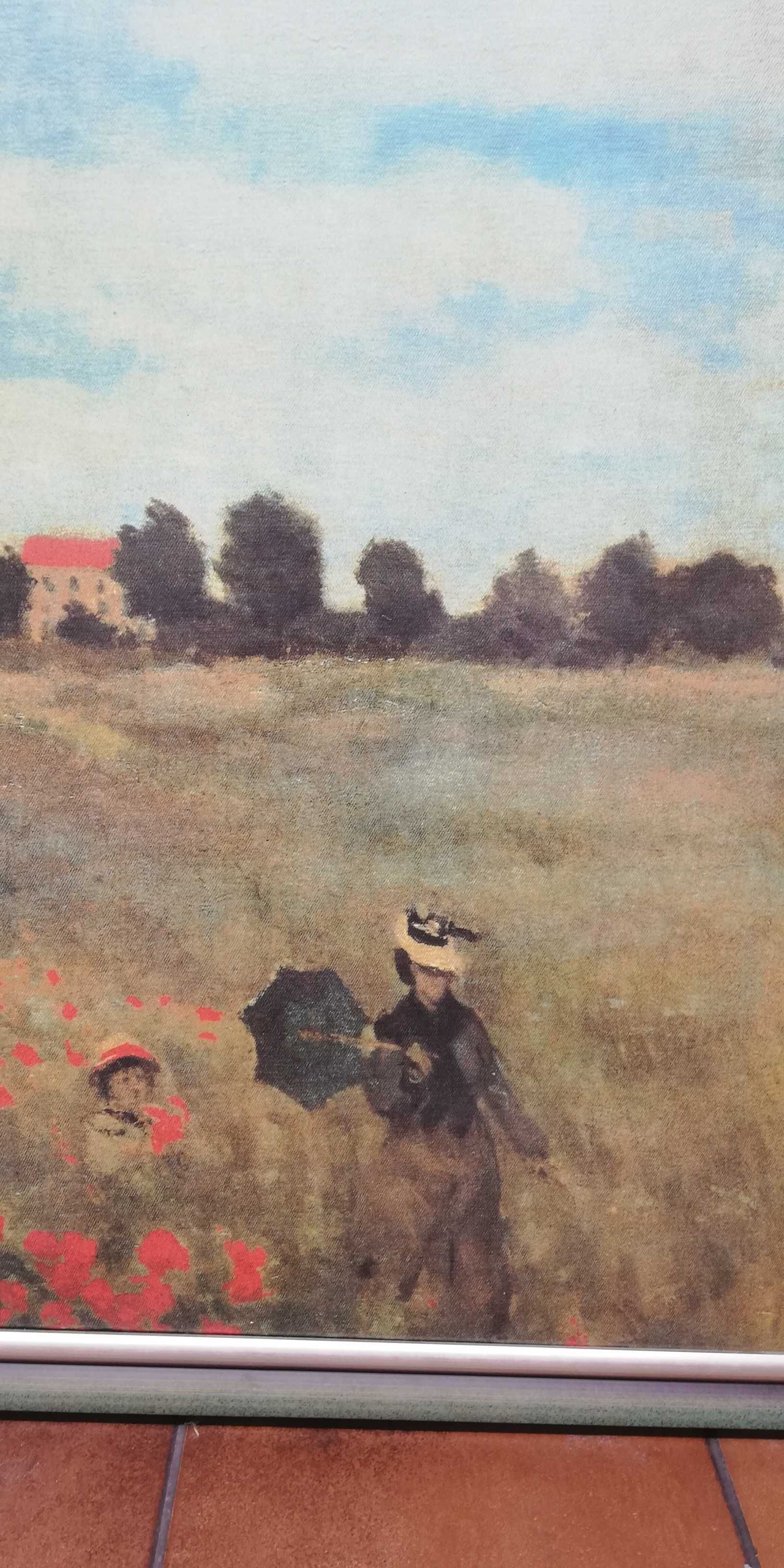 Obraz druk na płótnie, malarz C. Monet "Papaveri" 135 cm x 102 cm,