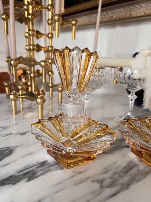Zestaw Art Deco 1930 Echt Bleikristall kryształ ołowiowy kryształowy