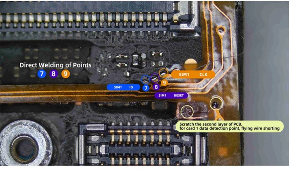 Плата під Пайку Apple IPhone 16Pro/16ProMax E-SIM-QPE-R-SIM Новинка!