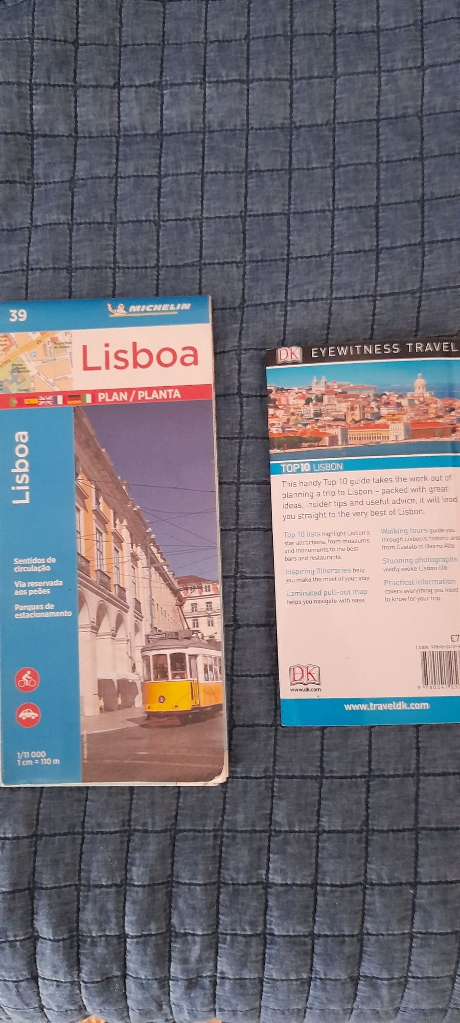 Guia e mapa de Lisboa em inglês