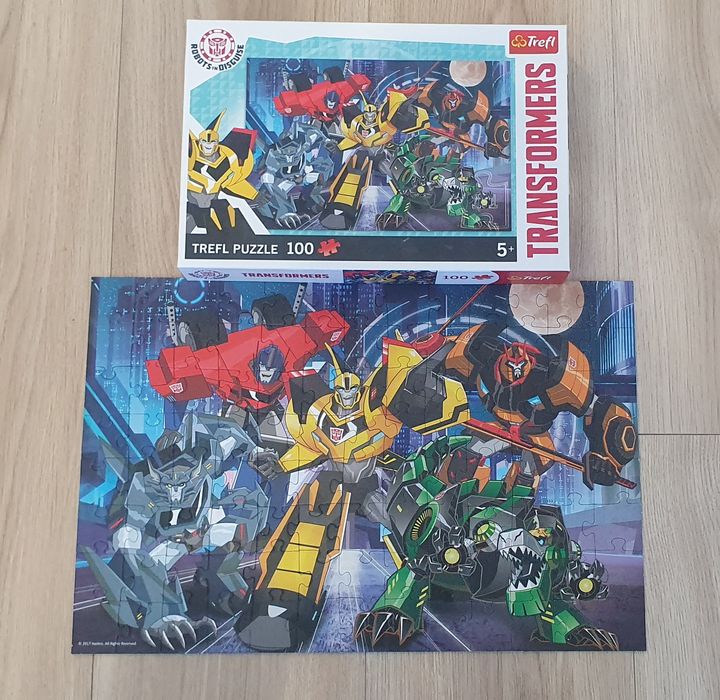 Puzzle Transformers 100szt