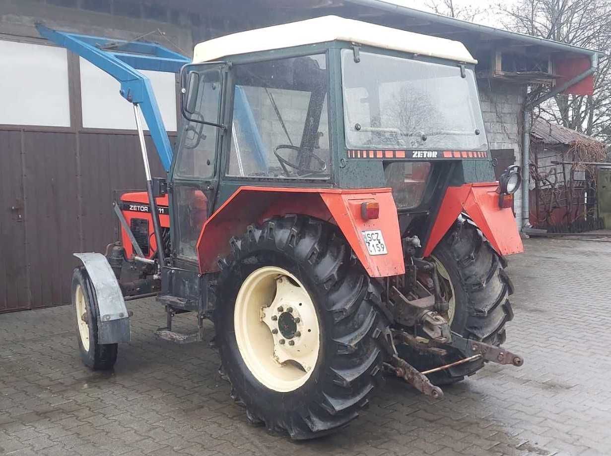 Ciągnik rolniczy Zetor 7711 + Ładowacz TUR (nie 5211,6211,7211)