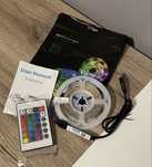 Tasma LED USB 5 m białe światło + pilot
