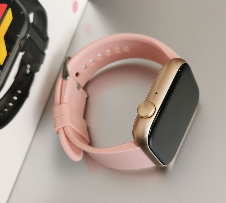 Piękny damski smartwatch z funkcją rozmowy Pomiar Sport Puls PL menu #
