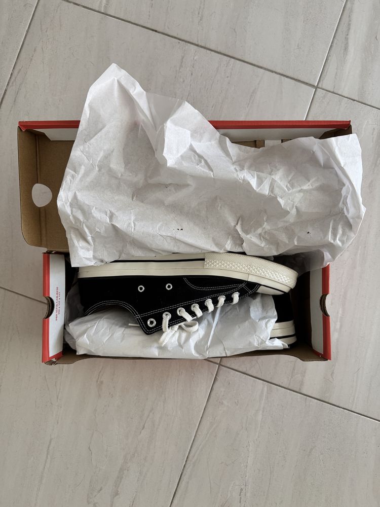Converse Chuck 70 Low чорні 45