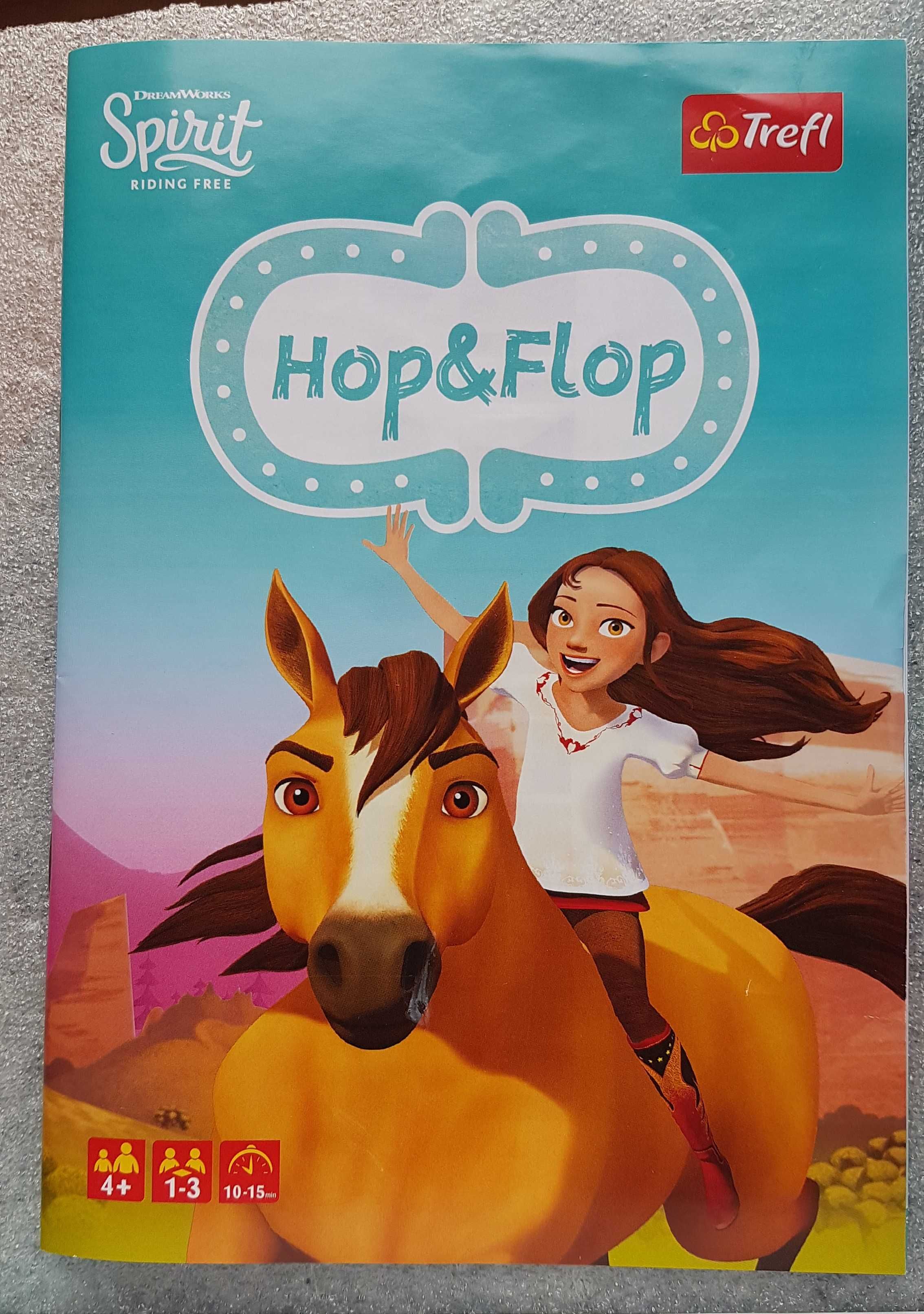 Gra Hop&Flop Spirit Trefl Duch Wolności Planszowa.
