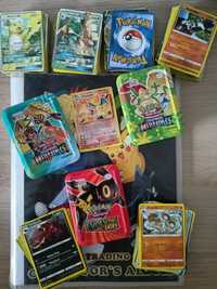 Karty Pokemon kolekcja 369 kart album puszki