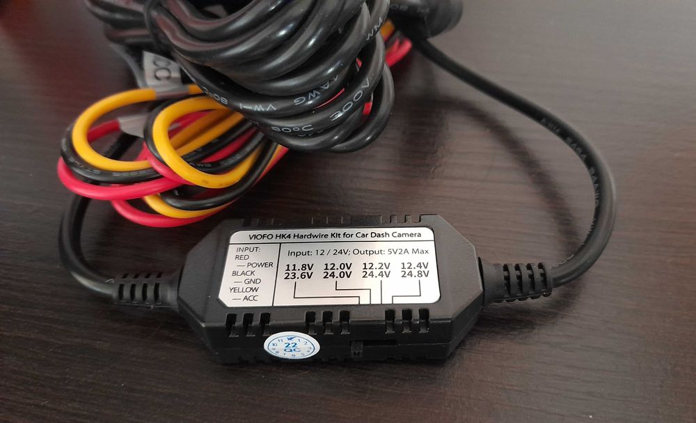 Zasilacz do video-rejestratorów jazdy VIOFO