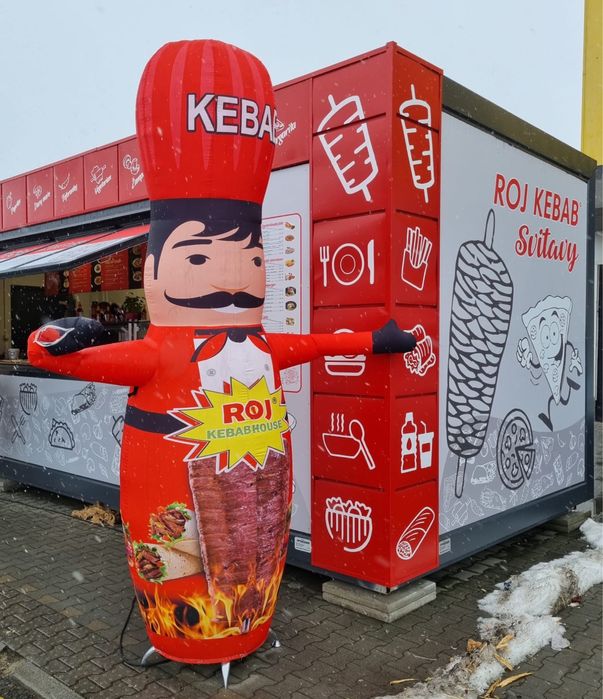 Kontener pawilon gastronomiczny na sprzedaz 8x3 w pelni przygotowany