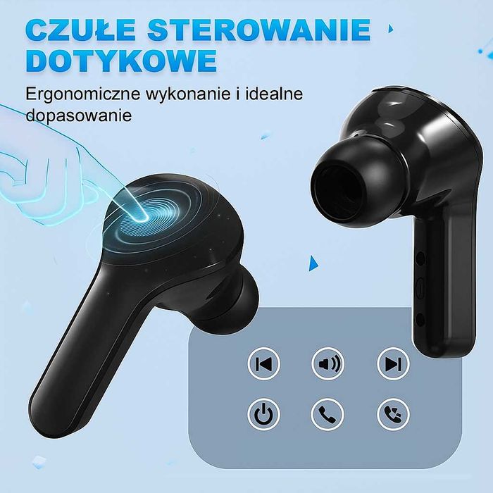 Słuchawki bezprzewodowe Bluetooth TWS i3 PRO | Douszne + etui