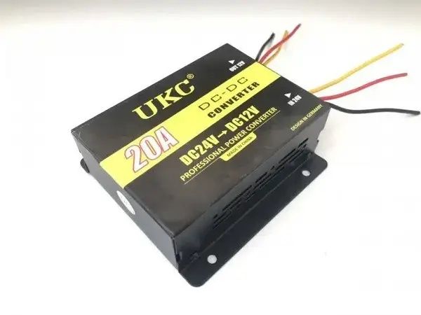 Инвертор напряжения UKC DC/DC 24v-12v 20A, преобразователь напряжения