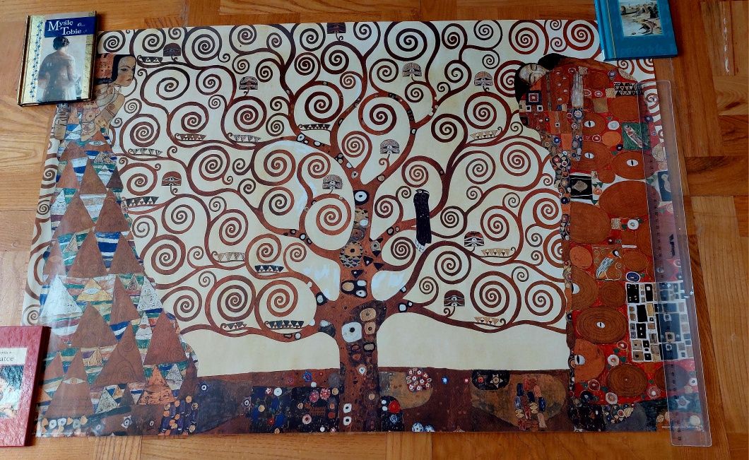Klimt Drzewo Życia duży plakat obraz